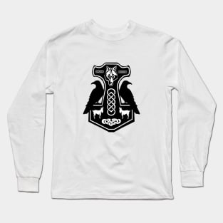 Norse Thor's Hammer Long Sleeve T-Shirt